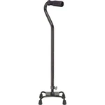 Drive Medical Quad Cane Small Base Black, Foam Grip. Fixed Price $59.99.