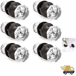 Luxury Octagon Crystal Door Knobs For Bedrooms & Baths 6-PACK Bronze Finish. Fixed Price $242.95.
