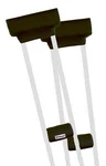 Pads & Hand Grip Covers For Underarm Crutches Cushioned Set Crutcheze. Fixed Price $23.99.