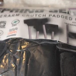 Spring Seaon Crutch Pad Black Foam Fabric Machine Washable Adjustable Fit. Fixed Price $14.28.