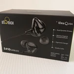 Atomicx S410 Earbuds By Ideausa Dual Dynamic Drivers In-ear Headphones. Fixed Price $9.99.