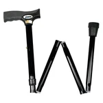 Probasics Black Folding Cane For And Women, Adjustable Foldable Walking. Fixed Price $20.99.
