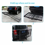 Folding Wheel Chair Scooter Carrier Rack 660LBS Disability Ramp Hitch Mount. Fixed Price $159.29.