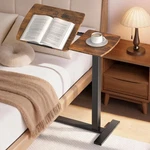 Overbed Bedside With Wheels - Height Adjustable Rolling Tray, Hospital. Fixed Price $144.49.