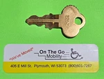 Key Bruno Vertical Platform Lift - # 2252 VPL3100 VPL3200. Fixed Price $15.00.