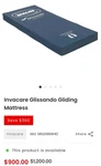 Invacare Glissando Softform Excell Hospital Bed Mattress 80" 36". Fixed Price $349.99.