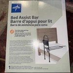 Medline Bed Assist Bar With Storage Pocket, Height Adjustable Rail. Fixed Price $20.00.