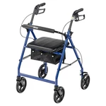 Drive Medical Aluminum Rollator, 7.5" Casters. Fixed Price $185.00.