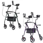 Deluxe Elenker Heavy Duty Upright Rollator Walker Stand Medical Aid Purple Us. Fixed Price $119.99.