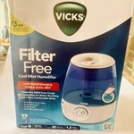 Vicks V4600D1 Cool Mist Humidifier New Open Box W/ Vapopads Included. Fixed Price $34.99.