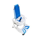 Rifton Blue Wave E806 Mobile Tilt Shower Chair Special Needs Toilet Small 180LB. Fixed Price $600.00.