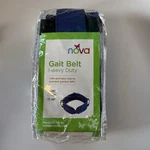 Nova Medical Gait Belt 48" Heavy Duty New Blue Patient Transfer Safety Nip. Fixed Price $15.00.