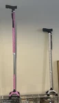 Adjustable 31-40 Cane Clear Or Pink Bedazzled Mobility Walk Style. Fixed Price $93.75.