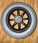 Pair Front Anti-tip Wheel Assembly Jazzy, Jet, Quantum Power Chairs 6" 6X1". Fixed Price $20.00.