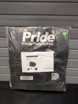 Pride Mobility Scooter Black Weather Cover Model ACCCOVR1018 Large 84"L X 49"H. Fixed Price $59.99.