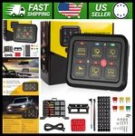 6 Gang Switch Panel With Electronic Relay Circuit Control And Led. Fixed Price $125.99.
