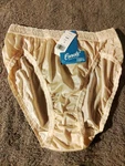 Carole 100% Antron Lll Nylon Hi Cut Panties Size 5 - Style 948 Nude. Fixed Price $16.00.