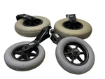 Jazzy Select 1103 1113 Jet Quantum Front Caster Anti-tip Wheels Tires Wheelchair. Fixed Price $75.00.
