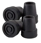 Sky Med 5/8" Shaft Round Handle, Curved Cane Replacement Tip Black 4 Ct. Fixed Price $15.86.