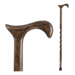 Mabis Healthcare Brazos Twisted Oak Derby Cane, 37 Inch Height, Flint Color. Fixed Price $51.83.
