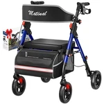 Matinal Walkers For Seniors, Rollator With Seat,. Fixed Price $131.01.