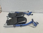 Medline Wheelchair Leg Rest Elevating Blue WCA806985HCH2.. Fixed Price $45.00.