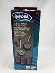 Invacare #6271 Walker Wheels 5 Fixed Replacement New Open Box Mobility Aid. Fixed Price $24.99.