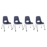 Fdp 14" School Chair, Stacking Student Seat Navy (4-PACK), 10380-NV. Fixed Price $198.79.