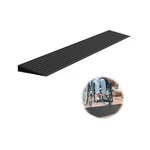 Cinnye 1'' Rise Solid Rubber Wheelchair Ramp For Doorways (35X6X1IN) - Black. Fixed Price $22.00.