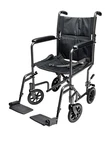 Everest & Jennings Steel Transport Wheelchair, Fixed Full Arms Swingaway.... Fixed Price $199.00.