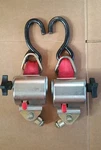 (pair) Sure-lok Left & Right Wheelchair Tiedown Retractor; Track S-hook. Fixed Price $75.00.