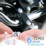 Round Cap Screw Cover Chrome Fits 6MM Allen Bolts (M5 Key) Usa Stock. Fixed Price $12.99.
