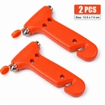 2PCS Car Safety Hammer Emergency Escape Tool Seat Belt Cutter Window Breaker Ora. Fixed Price $7.99.