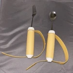 Elderly /disabled Patient Utensil Spoon Fork Rotating Eating Easy Grip Anti Slip. Fixed Price $19.99.