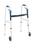 Drive Deluxe Trigger Release Folding Walker With 5" Wheels. Fixed Price $87.99.