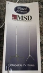 Med Stream, Collapsible I.v. Pole Wheeled MODEL-MS391520 New. Fixed Price $19.95.