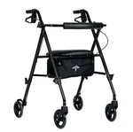 Medline Superlight Aluminum Rollator, Black -ultra-lightweight, Foldable Dmg Box. Fixed Price $44.95.