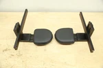 Pair Stealth 4" Width-adjustable Lateral Thoracic Pads For Power Chairs. Fixed Price $91.94.