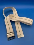 Posey Gait Belt 6556S Cotton 52 X 2" Ivory With Green Thread. Fixed Price $13.99.