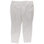 Alfani Womens Plus White Comfort Waist Pull On Skinny Fit Trouser Pants Sz 24W. Fixed Price $14.95.