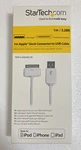 Startech 1M, 3.28FT Apple Dock Connector Cable USB2ADC1M Ipod Iphone Ipad. Fixed Price $9.99.