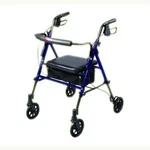 Carex Step N Rest Roller Walker 250LB Cap Adjustable Seat Easy-fold Black/blue 1. Fixed Price $119.98.