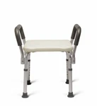 Medline Bath Bench Shower Seat & Padded Armrests, Support To 350 Lbs.. Fixed Price $22.99.