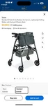 Stander Ez Fold-n-go Rollator Short, Lightweight Junior Folding Walker Blue. Fixed Price $100.00.
