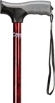 Carex Health Brands Soft Grip Walking Cane Height Adjustable With Wrist Strap. Fixed Price $24.99.