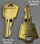 Pride Mobility Scooter Key A126 Gogo, Celebrity, Victory, Legend, Maxima, Revo. Fixed Price $6.50.