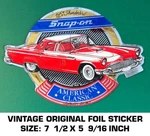 Snap-on 1957 Thunderbird American Classic Vintage Original Foil Decal Sticker. Fixed Price $10.93.