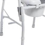 Drive Medical Commode Chair Mobile Toilet With Padded Seat & Arms. Fixed Price $57.49.