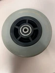 Used Pride Jazzy/quantum 5"X1.75" Flat-free Front Caster Wheel Assembly. Fixed Price $18.75.