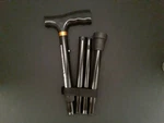 Medline MDS86430W Aluminum Folding Cane, Black Brand New!. Fixed Price $9.95.